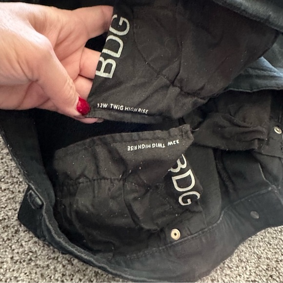 Two Pairs Of BDG Size 32 Washed Black Twig High Rise Jeans R $69 Ea - Picture 3 of 11